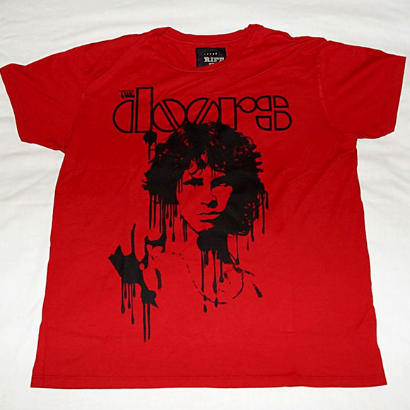 Jim Morrison The Doors RIFF Stars rock Official T-Shirt L NWT - Picture 2 of 3